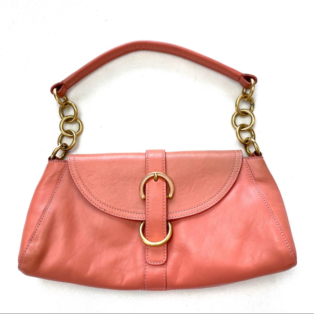 Furla Leather Gold Chain Shoulder Bag
